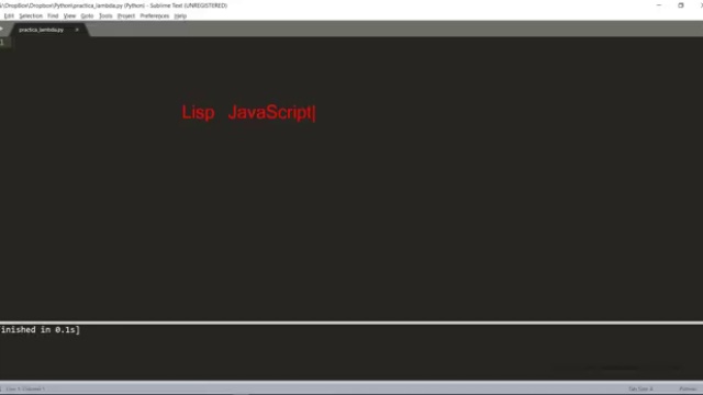 Sintaxis Lambda En Python Y Sus Funciones