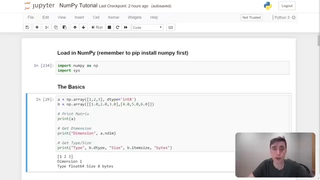 Tutorial Numpy
