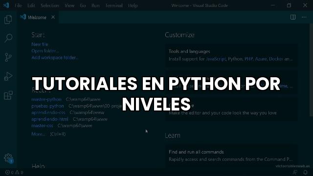 tutoriales en python por niveles